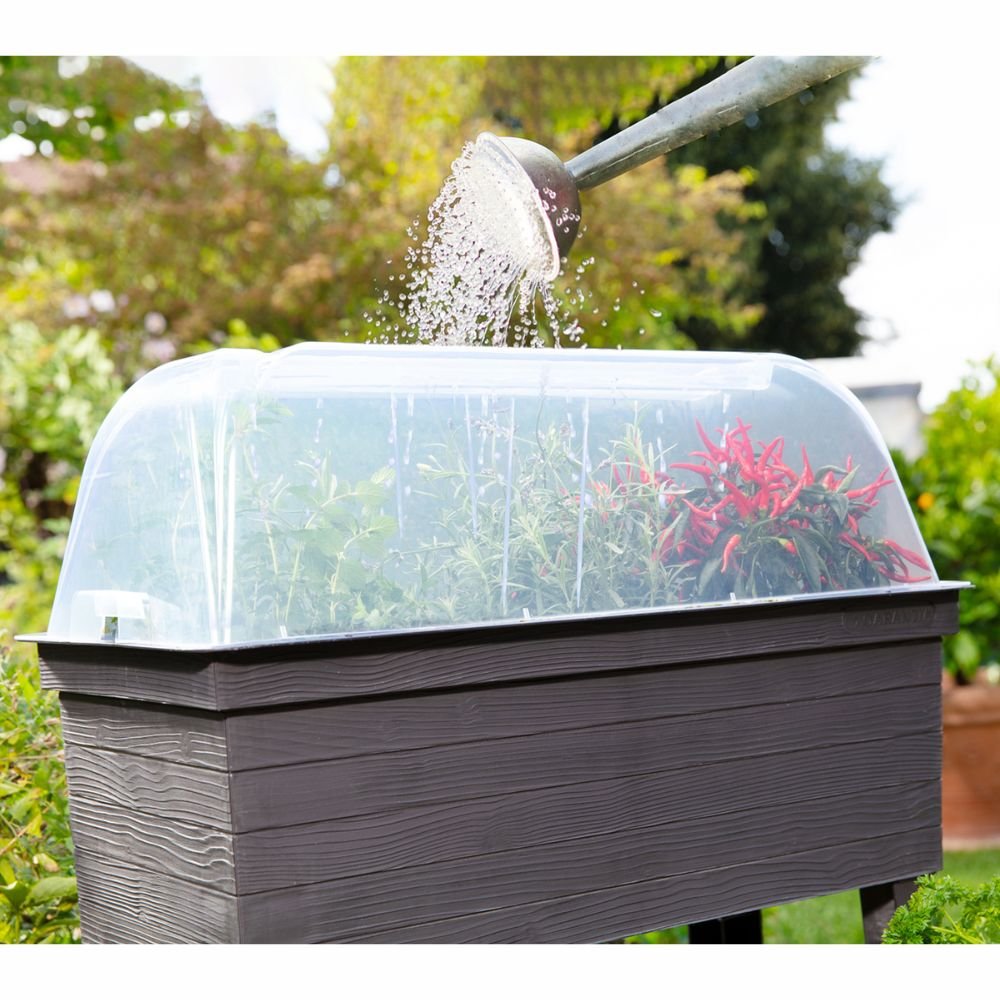Exaco Balcony Raised Bed Planter with Cover - Image 3