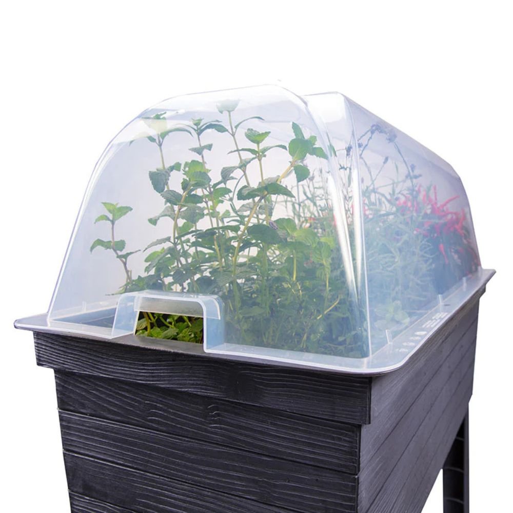 Exaco Balcony Raised Bed Planter with Cover - Image 5